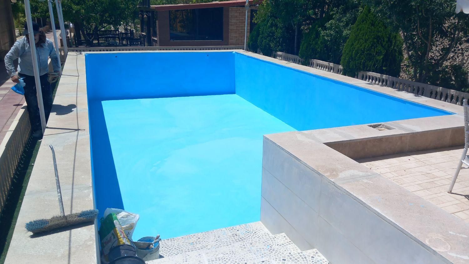 آببندی تضمینی انواع استخرها و مخازن با مواد نانو|خدمات پیشه و مهارت|ماهدشت, |دیوار