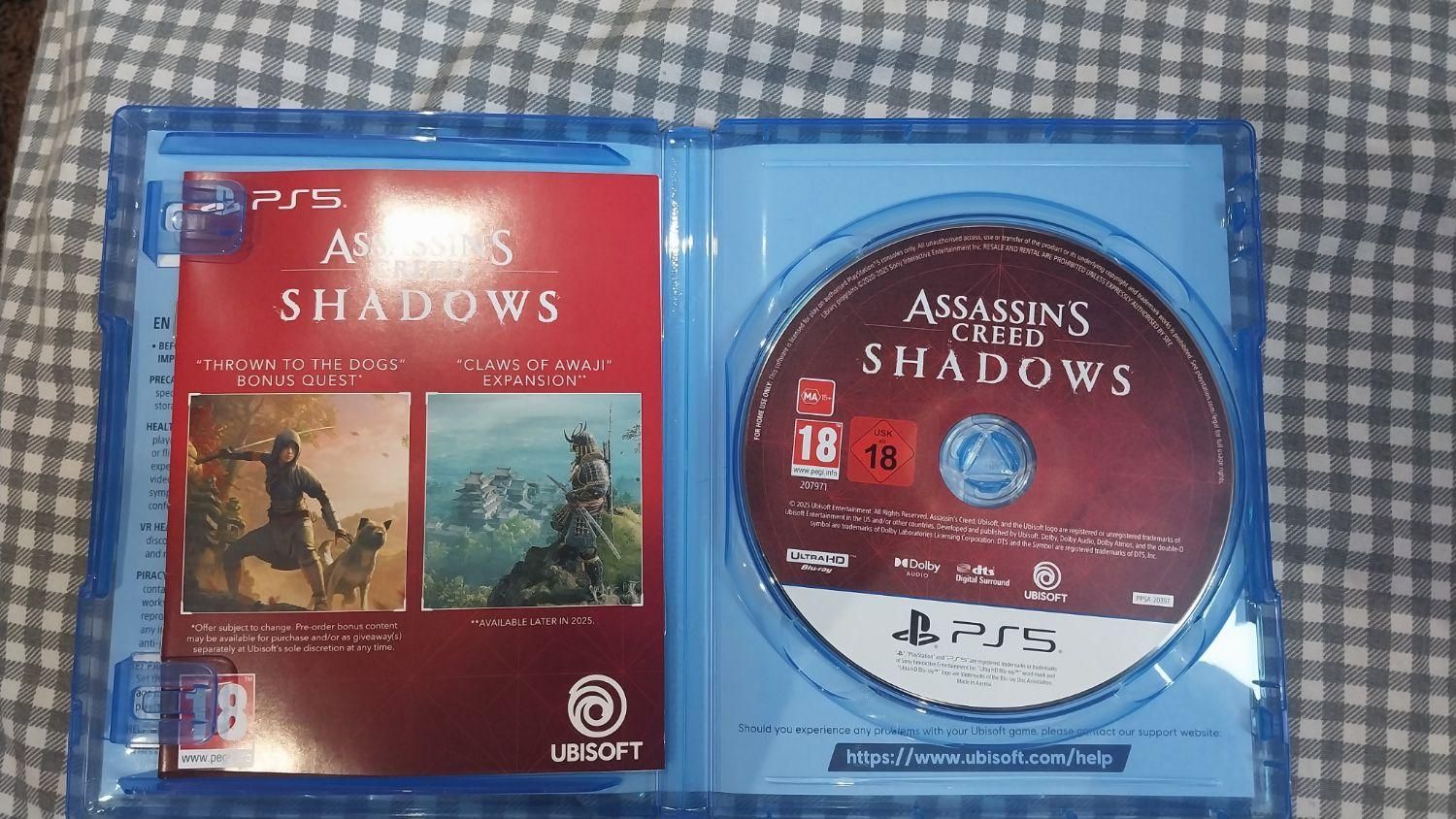 بازی assassin's creed shadow special edition|کنسول، بازی ویدئویی و آنلاین|تهران, عباس‌آباد|دیوار