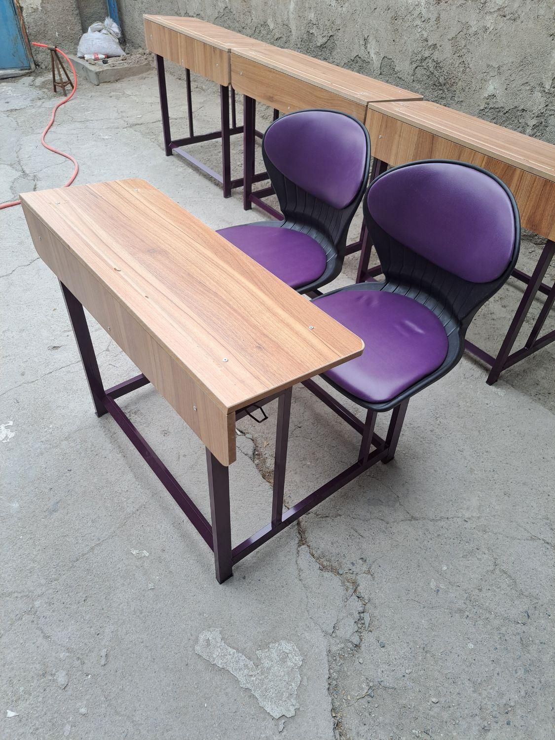 نیمکت تحصیلی صدف 2 نفره|میز تحریر و کامپیوتر|مشهد, خواجه ربیع|دیوار