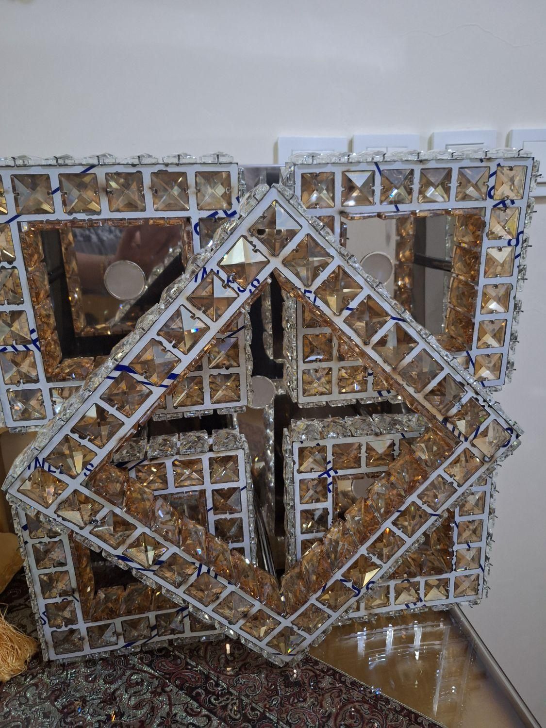 لوستر الماس کهکشانی سقفی مربع|لوستر و چراغ آویز|تهران, دانشگاه شریف|دیوار