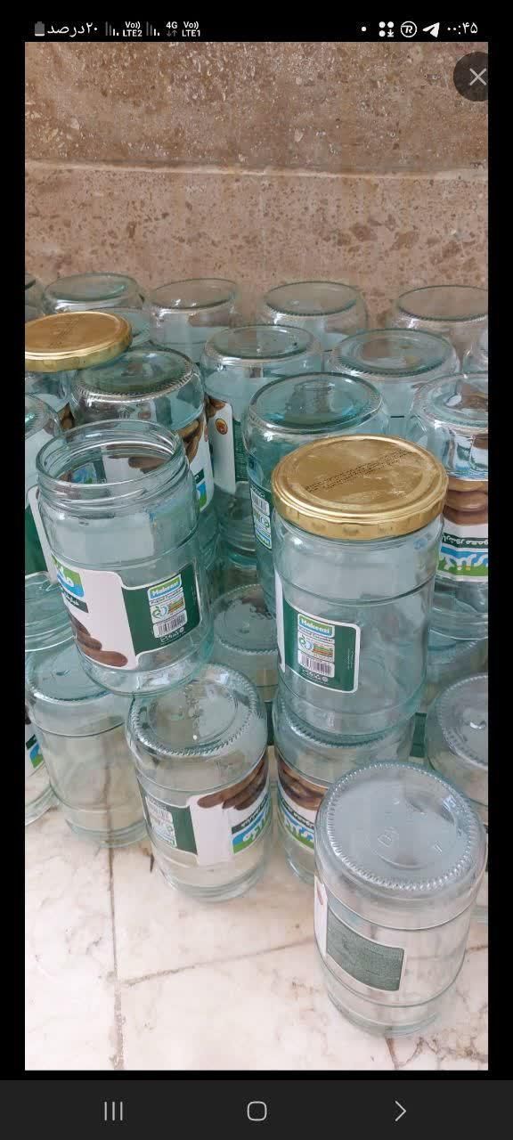 شیشه برای نگه داری مواد غذایی . فروش دبه|ظروف نگهدارنده، پلاستیکی، یک‌بارمصرف|شاهرود, |دیوار