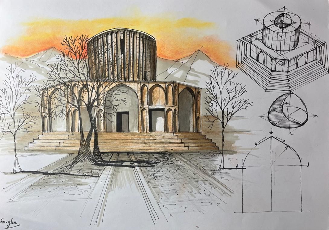 دوره جامع آموزش اسکیس در معماری|خدمات آموزشی|ساوه, |دیوار