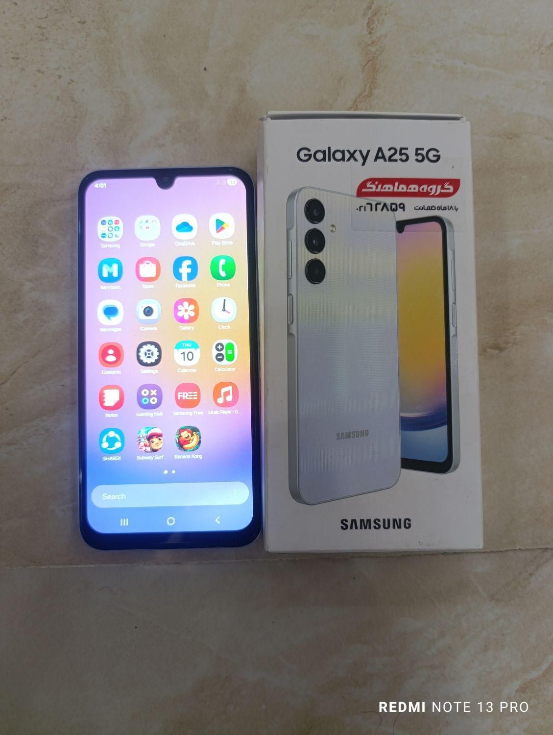 سامسونگ Galaxy A25 با حافظهٔ ۲۵۶ گیگابایت|موبایل|تهران, نیروی هوایی (پیروزی)|دیوار
