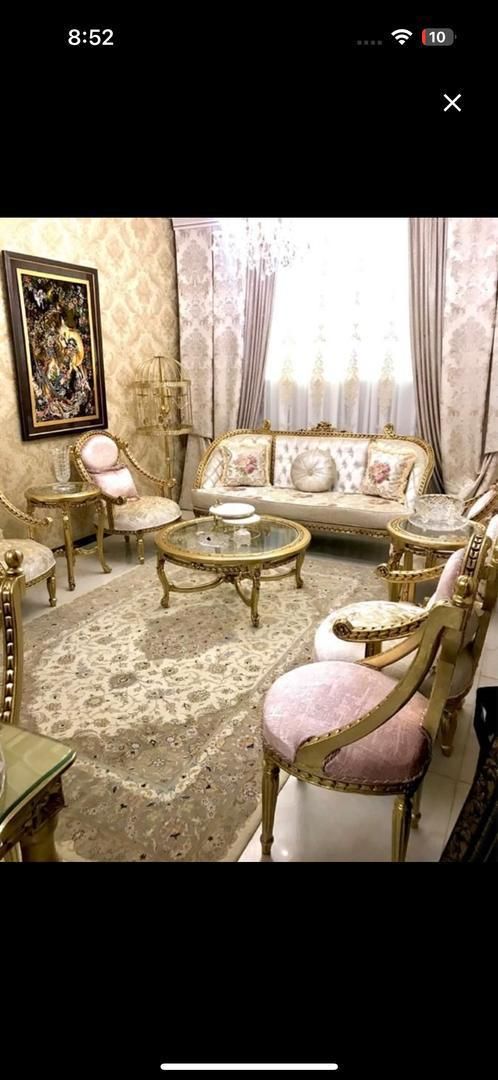 مبلمان لوکس ۷ نفره با ناهار خوری ۸ نفره|مبلمان خانگی و میز عسلی|تهران, خانی‌آباد نو|دیوار