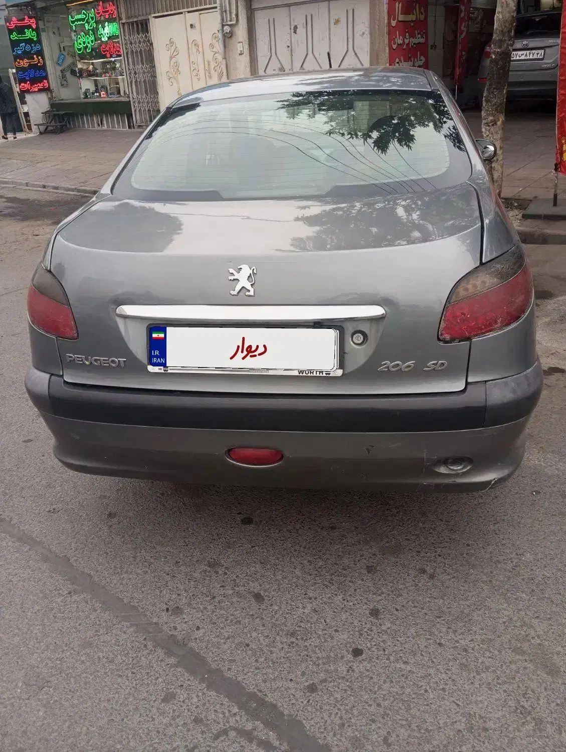 فروش پژو 206 sd v8 مدل 1390 کارکرد 198000 رنگ طوسی|خودرو سواری و وانت|کرج, شهرک امام رضا (ع)|دیوار