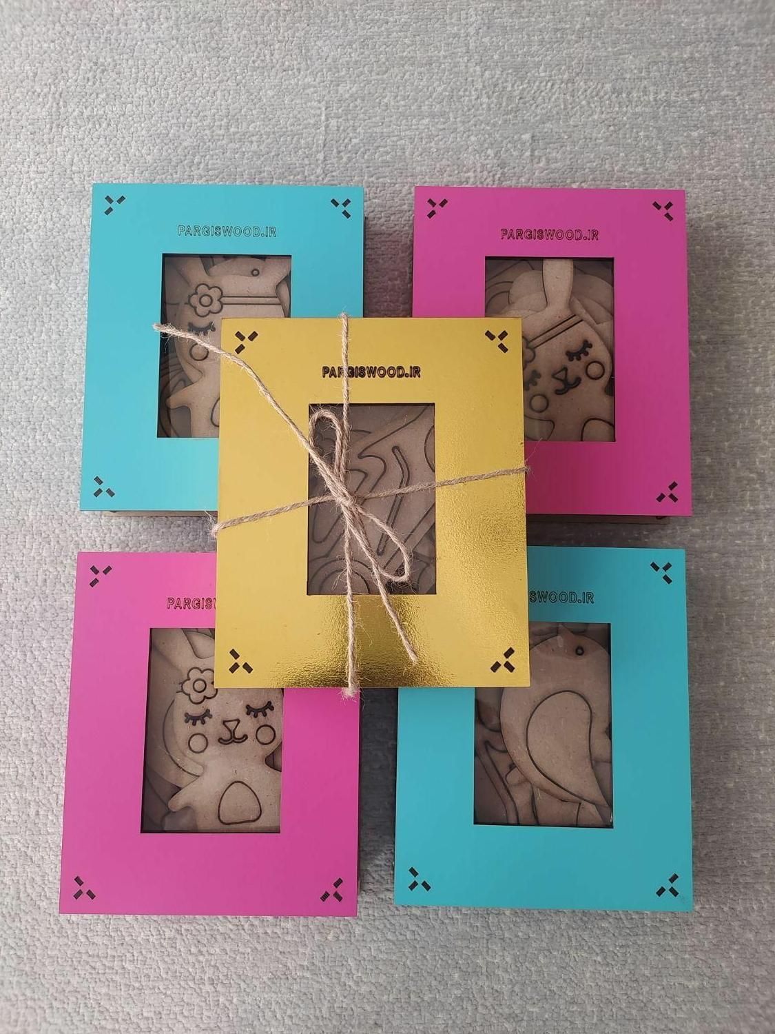 پک نقاشی کودک اکسسوری چوبی|اسباب‌بازی بچه|شیراز, شهرک گلدشت حافظ‎|دیوار