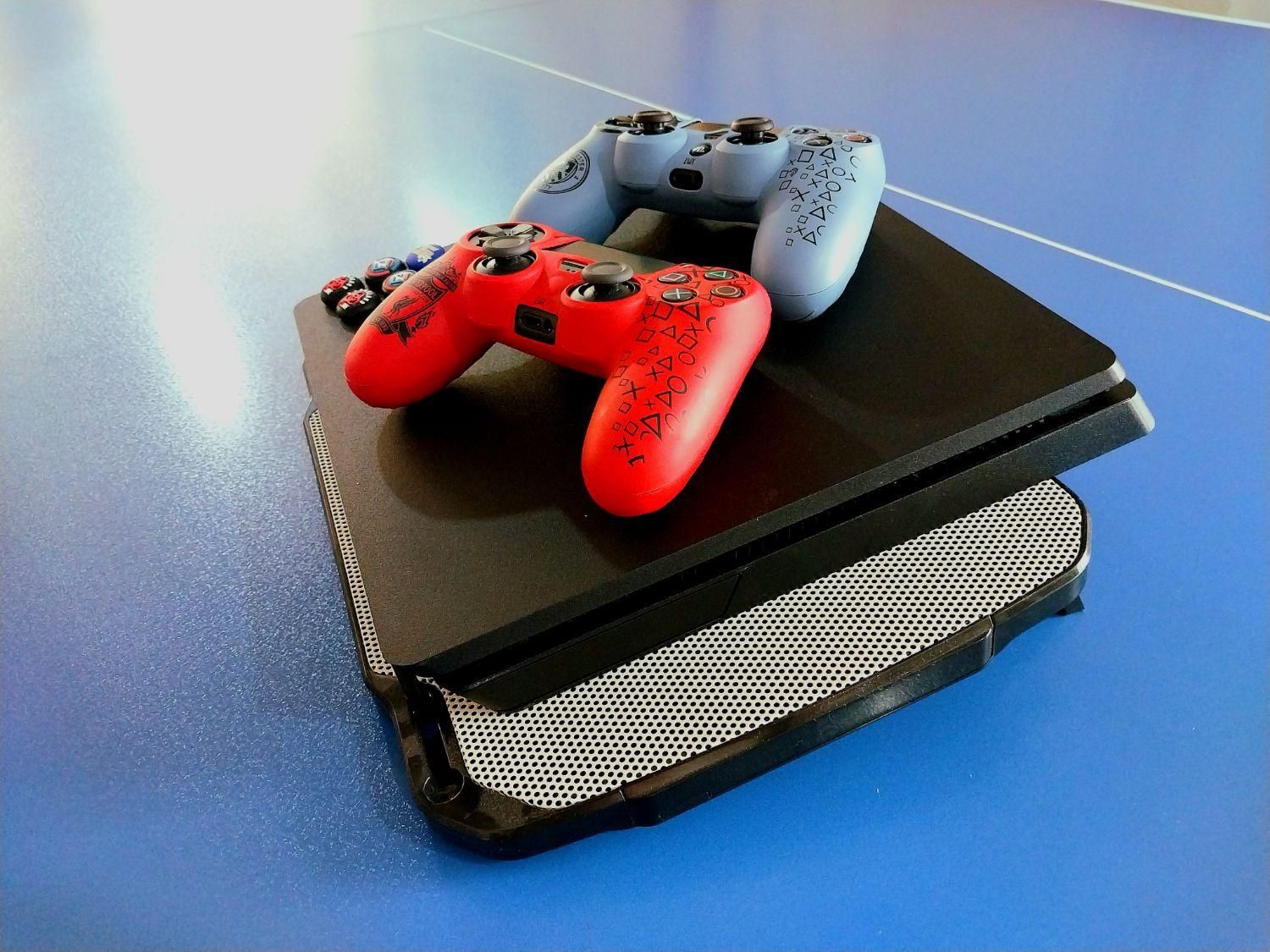 PS4 slim 1TB فول بازی قانونی|کنسول، بازی ویدئویی و آنلاین|ملایر, |دیوار
