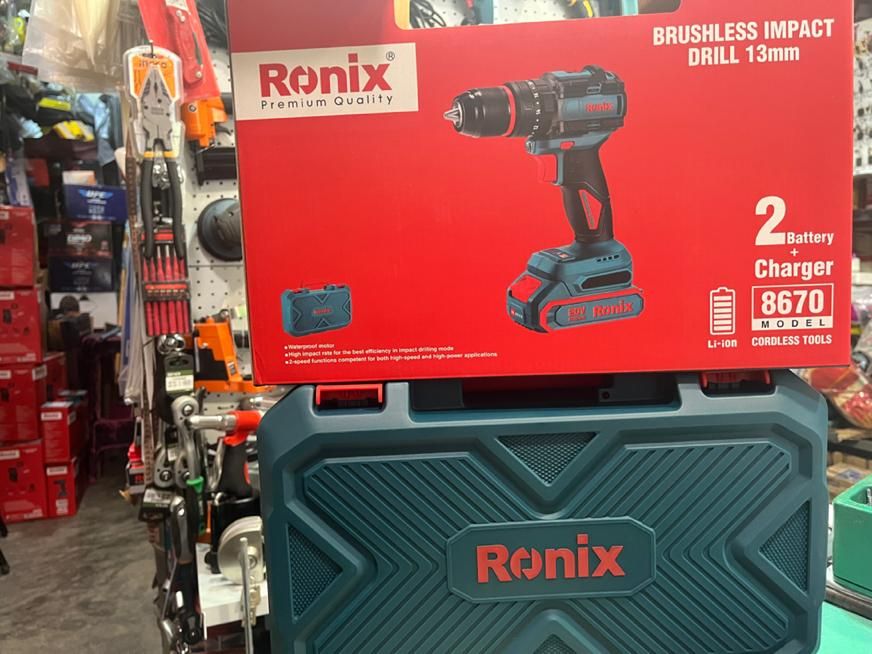 دریل شارژی رونیکس|ابزارآلات|رشت, انصاری|دیوار