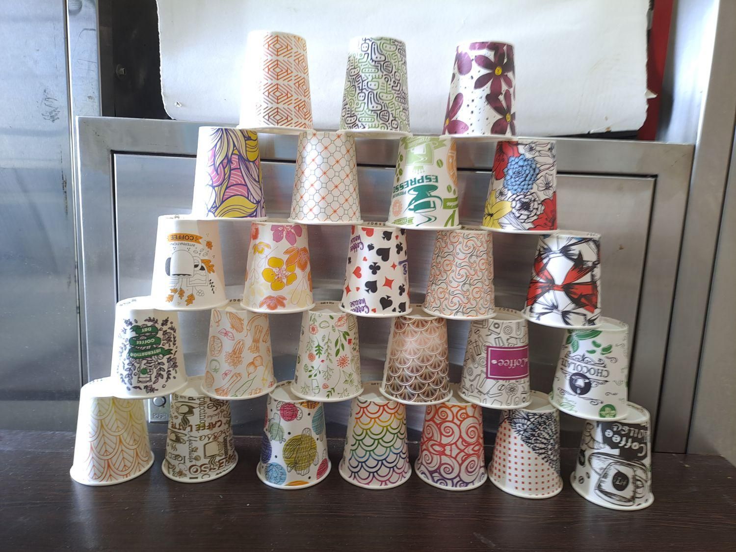 تولیدی لیوان کاغذی ۲۲۰cc|ظروف نگهدارنده، پلاستیکی، یکبارمصرف|ابهر, |دیوار