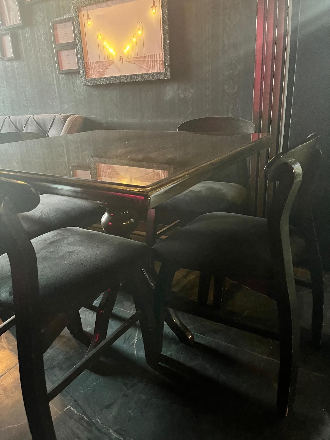 میز و صندلی ۴نفره|میز و صندلی غذاخوری|پرند, فاز ۲|دیوار