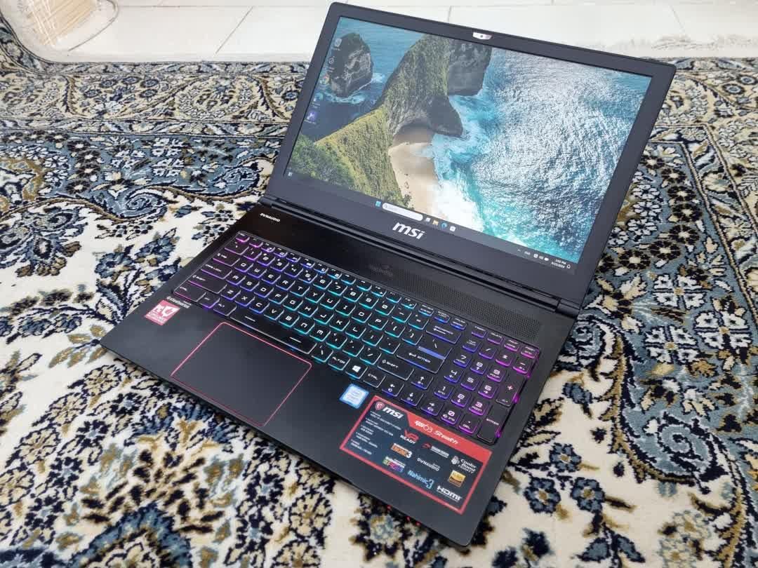 لپ تاپ گیمینگ i7 گرافیک ۶ گیگ msi gs63|رایانه همراه|تهران, شهر‌زیبا|دیوار