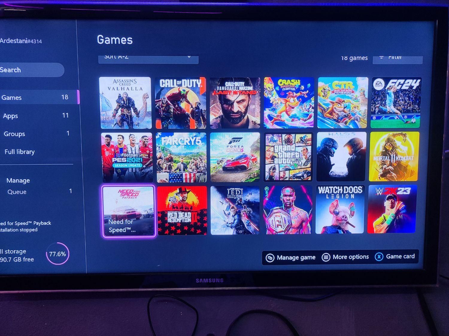 Xbox one s با 18 بازی روز|کنسول، بازی ویدئویی و آنلاین|تهران, قیام‌دشت|دیوار