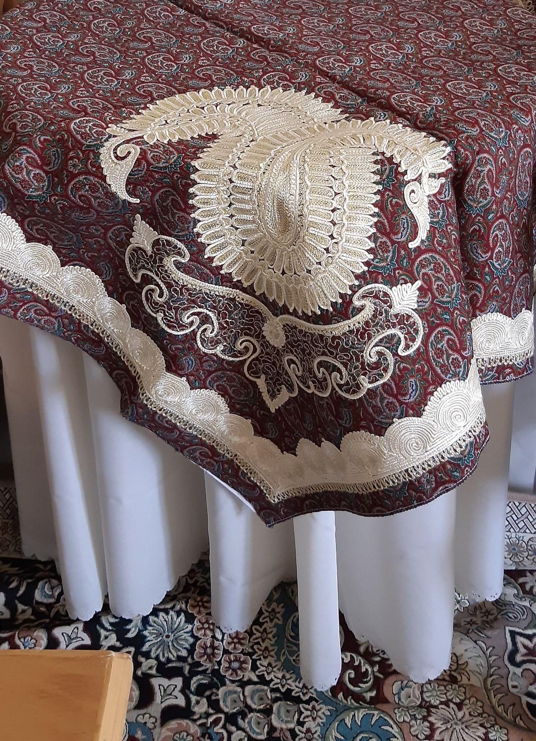 رومیزی  طرح ترمه ۷تیکه(۳/۰۰۰/۰۰۰ تومان)|پرده، رانر، رومیزی|اصفهان, بهارستان|دیوار