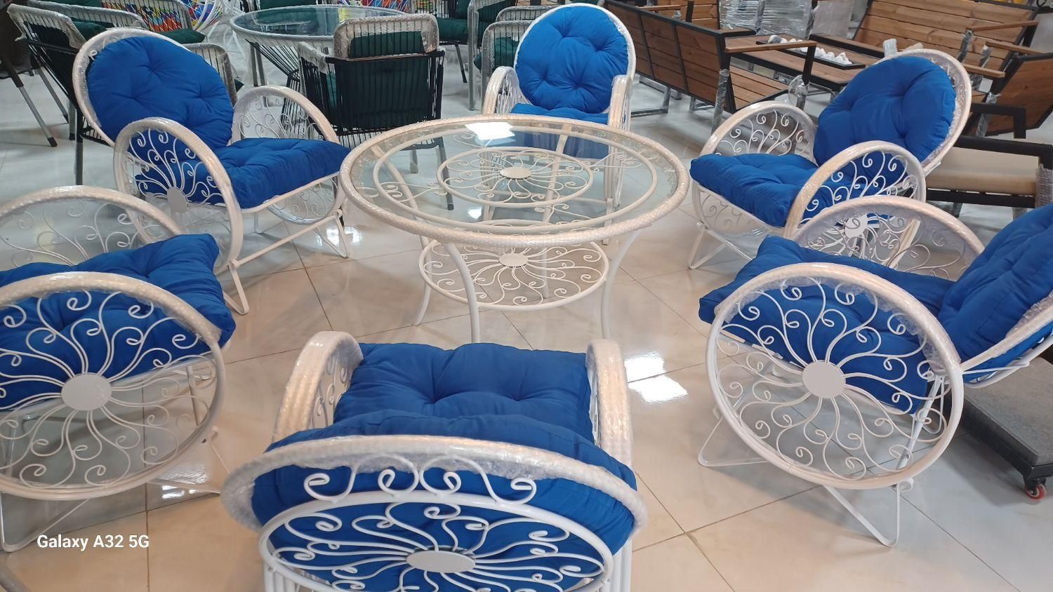 مبلمان فلزی ویلایی باغ روفگاردن بامبو مدل bamboo77|صندلی و نیمکت|چهارباغ, |دیوار