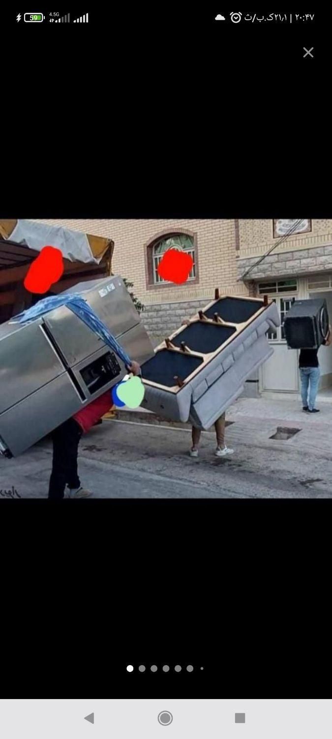کاریگر اسباب کشی و اساس کش با تجربه و کار بلد|خدمات حمل و نقل|مسجد سلیمان, |دیوار