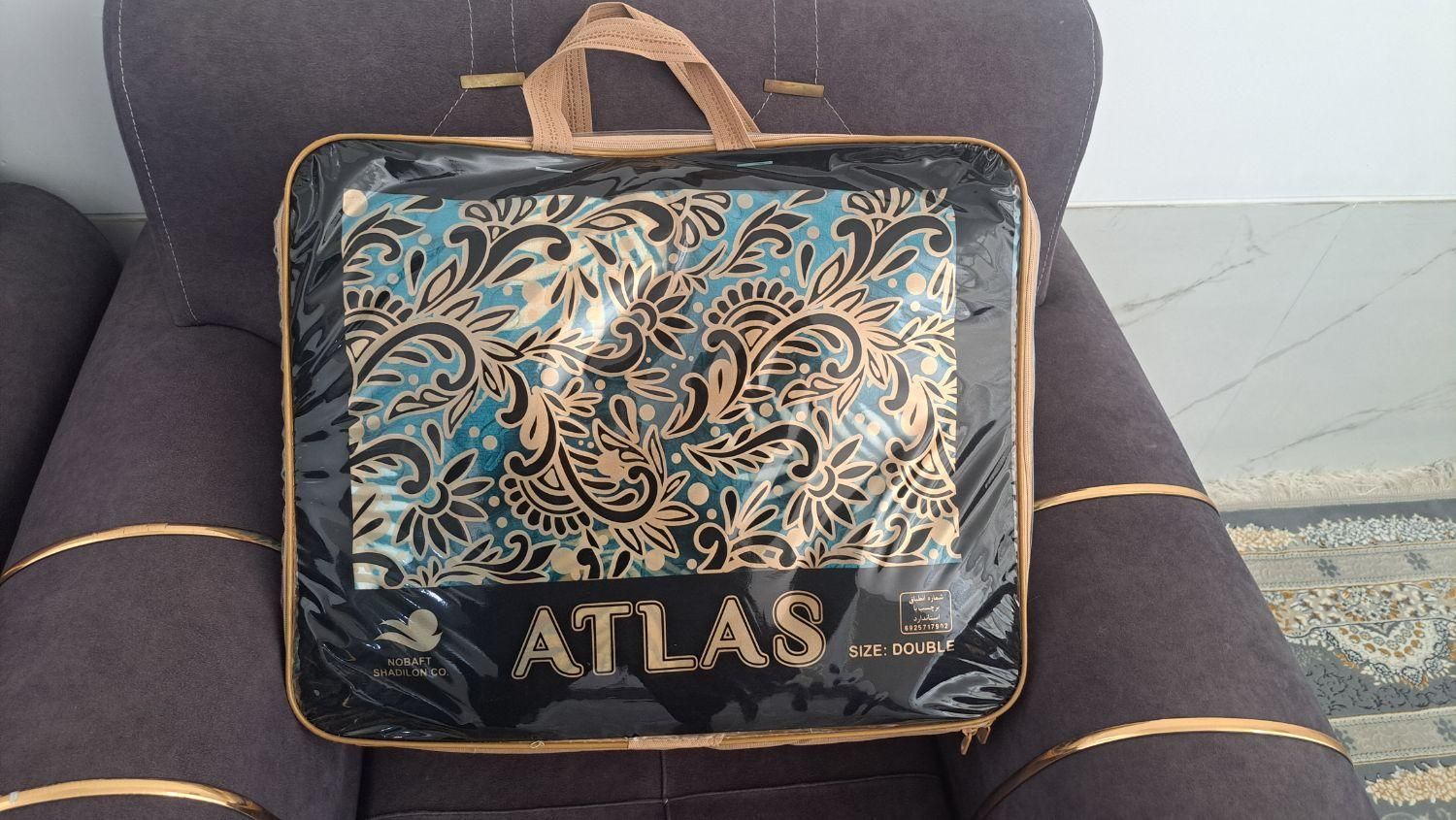 دونفره اطلس بالاترین کیفیت پتو|رختخواب، بالش، پتو|فسا, |دیوار