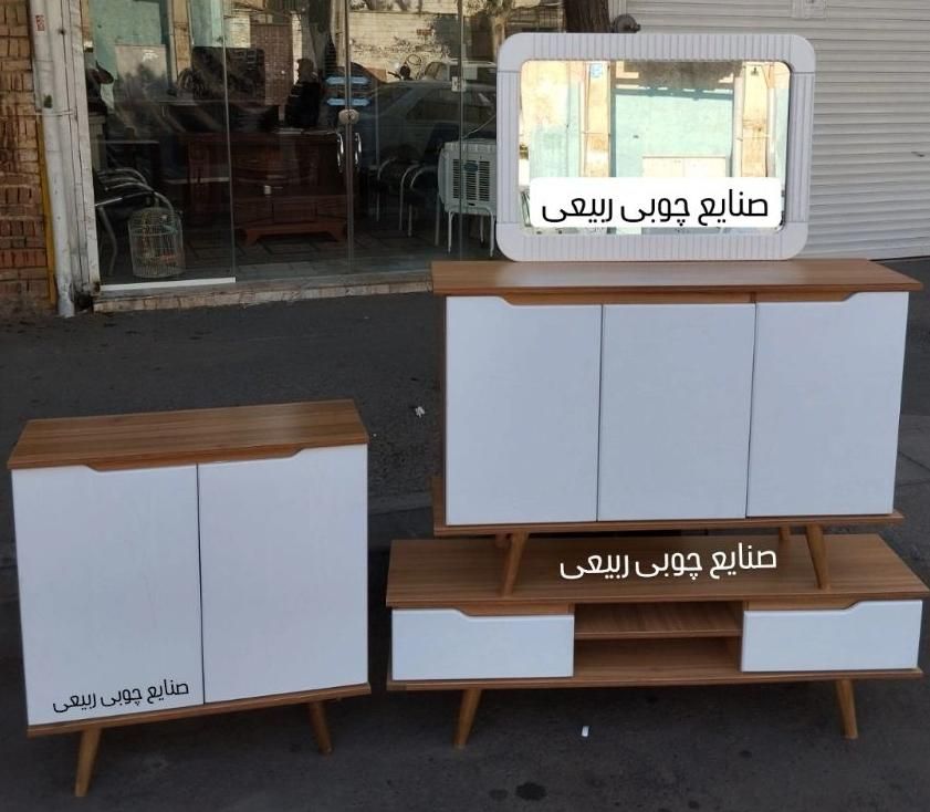 آینه کنسول/ جاکفشی/میز تی وی/ ست کامل مینیمال|بوفه، ویترین، کنسول|تهران, شهرک ولیعصر جنوبی|دیوار