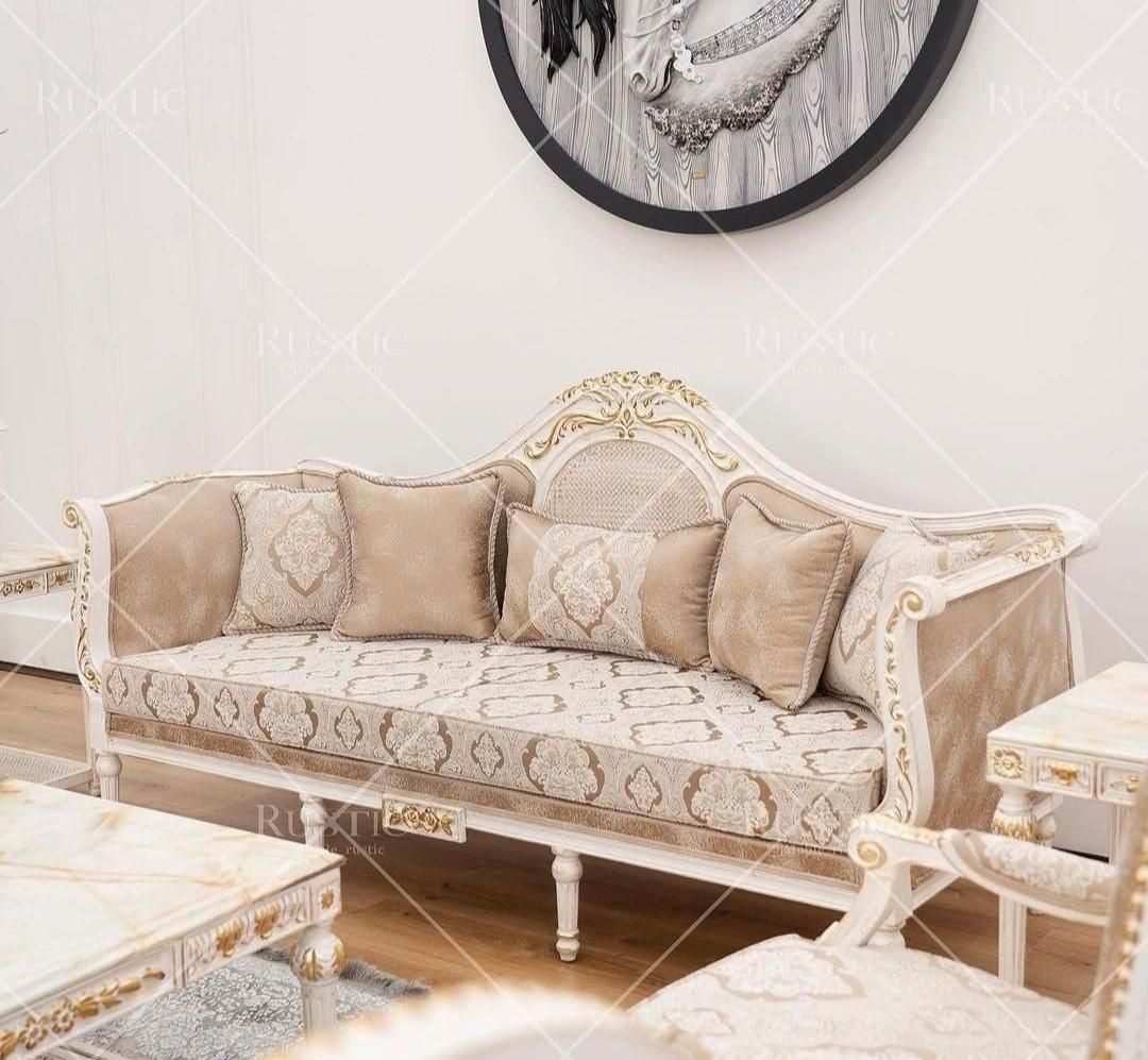 مبل کلاسیک طرح کاجی|مبلمان خانگی و میز عسلی|رشت, سیا اسطلخ|دیوار