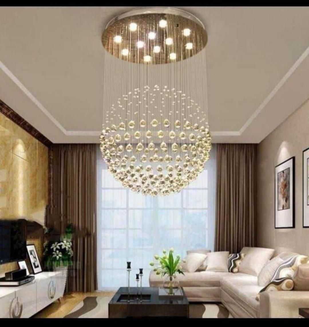 لوستر الماس.کریستالی کره ۵۱۷۹.AC light|لوستر و چراغ آویز|تهران, سنگلج (شاپور)|دیوار