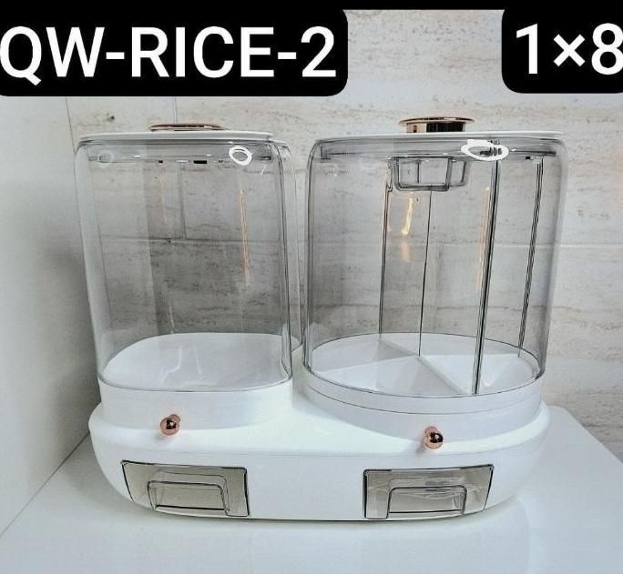 جا حبوبات ۶ خانه گردان با پایه طلایی|ظروف نگهدارنده، پلاستیکی، یک‌بارمصرف|اصفهان, شاهد|دیوار