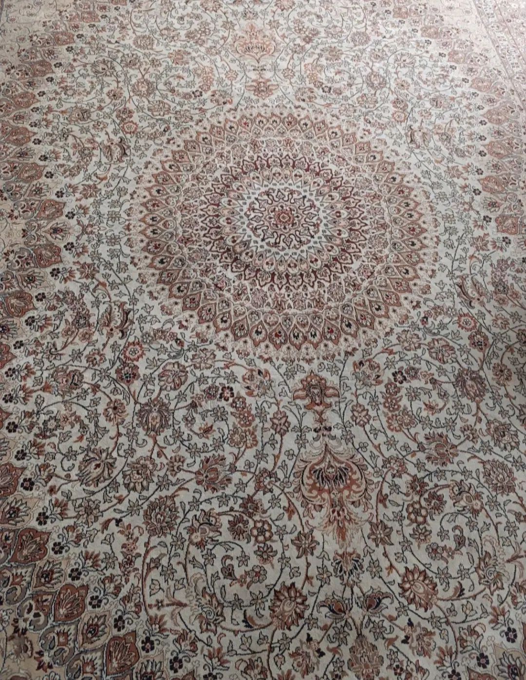 دوازده متری ضخیم ۵۰۰ شانه تراکم ۱۲۰۰ فرش کاشان|فرش|گرگان, |دیوار