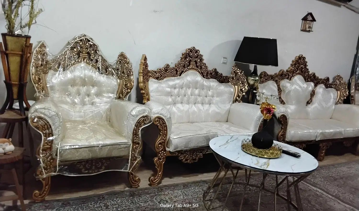 مبل ۷نفره در حد نو|مبلمان خانگی و میز عسلی|تهران, تاکسیرانی|دیوار