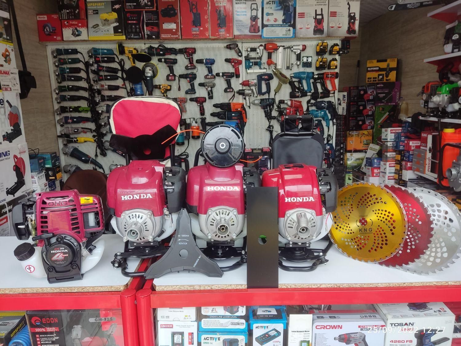 علفتراش بنزینی ۴زمانه هوندا چمن زن|ماشین‌آلات صنعتی|رشت, فرزانه|دیوار