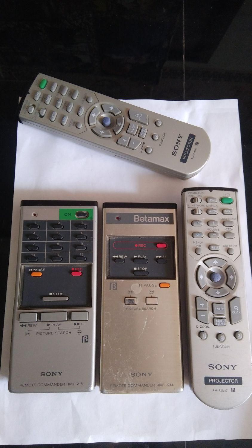 کنترل ویدیو بتاماکس S|پخش‌کننده DVD و ویدیو|تهران, فلسطین (میدان انقلاب)|دیوار