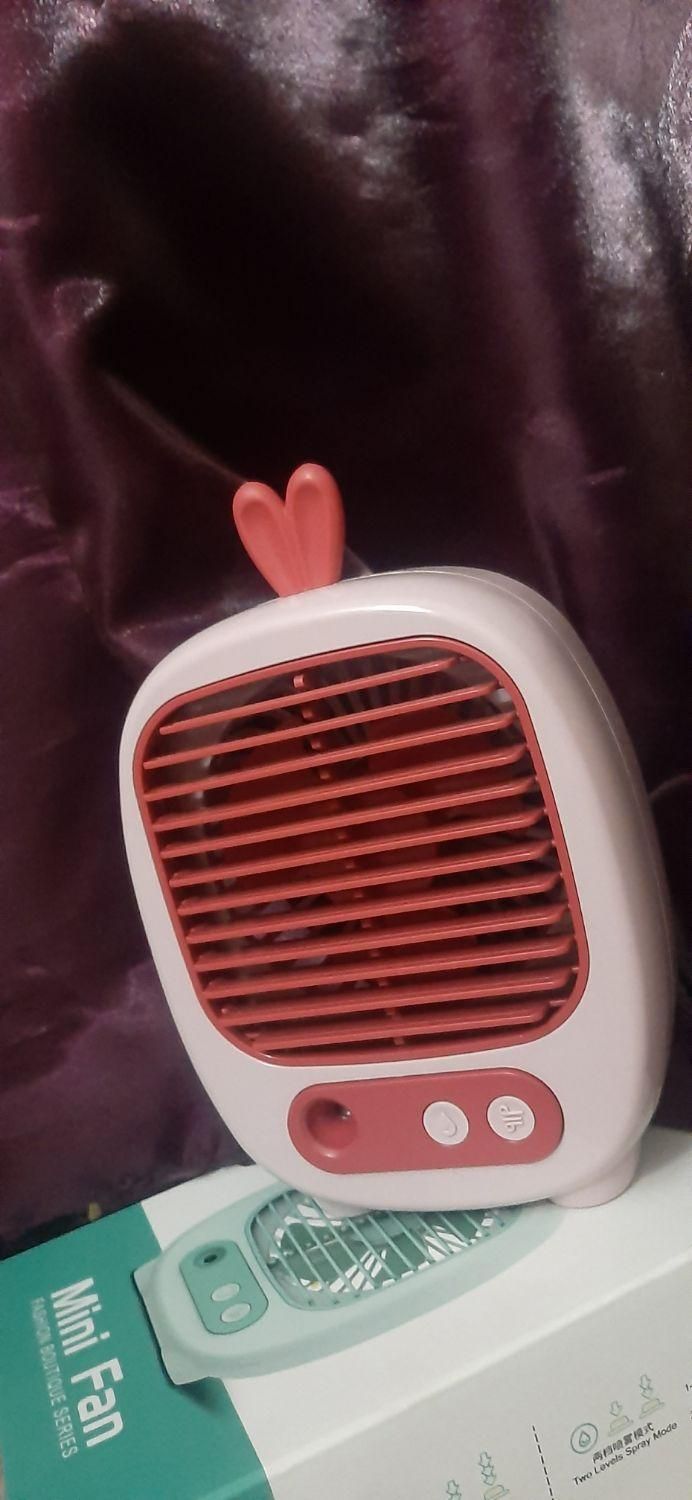 پنکه شارژی مه پاش mini Fan|پنکه و تصفیه‌کنندهٔ هوا|تهران, آجودانیه|دیوار