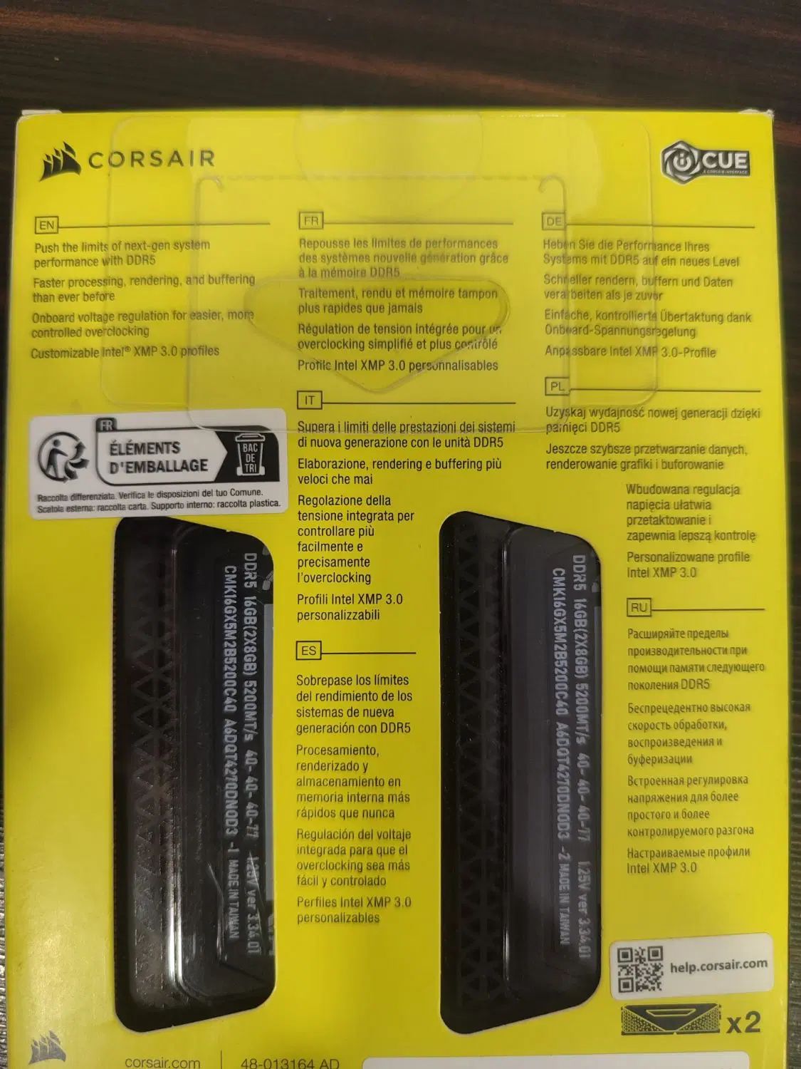 رم 16g (8*2) 5200 MHz VENGEANCE corsair|قطعات و لوازم جانبی رایانه|تهران, سهروردی|دیوار