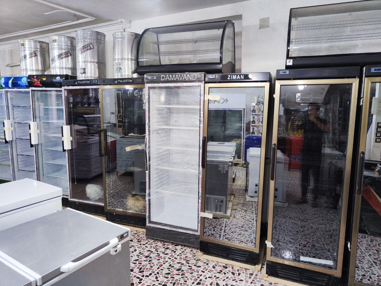 یخچال تاج دار زیمان مشکی|فروشگاه و مغازه|خرم‌آباد, |دیوار