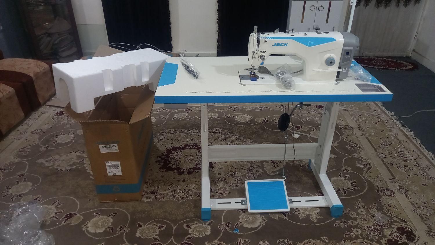 چرخ راسته دوز جک مدلF12اکبند با۳سال گرانتی|چرخ خیاطی و ریسندگی|اهواز, کوی علوی|دیوار