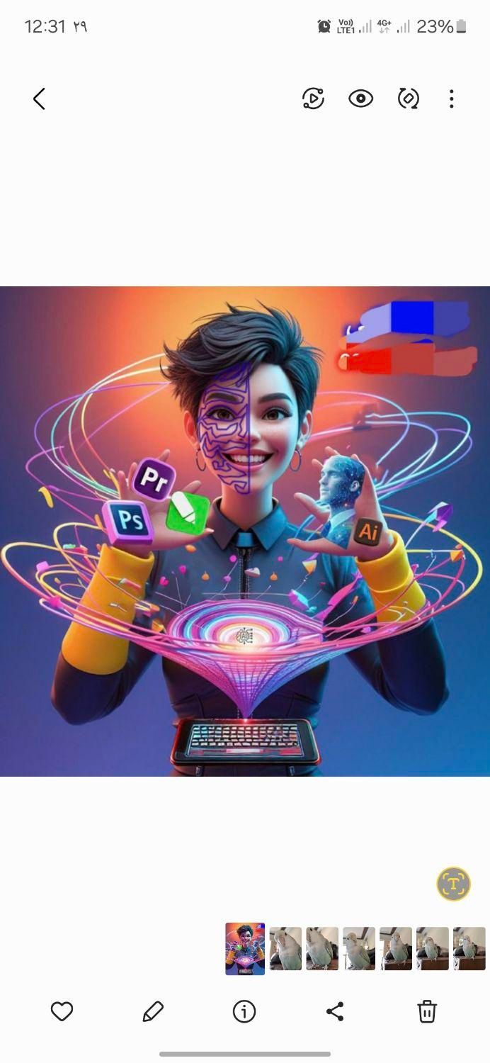 متخصص هوش مصنوعی، طراح گرافیست، فتوشاپ و ادیتور|خدمات رایانهای و موبایل|کرمانشاه, |دیوار