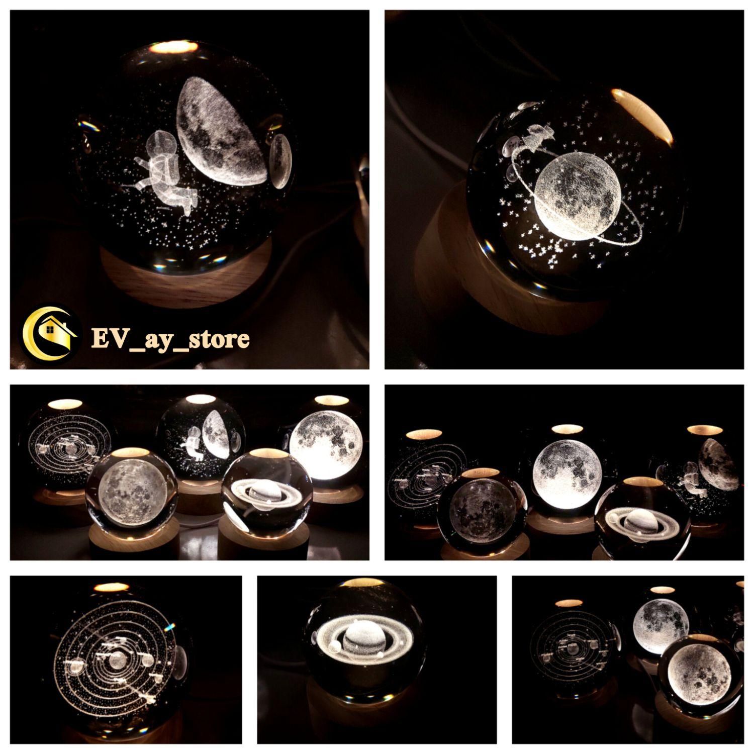 گوی های شیشه ای،فانتزی، کادویی،چراغ خواب سیلیکونی|چراغ خواب و آباژور|ارومیه, |دیوار