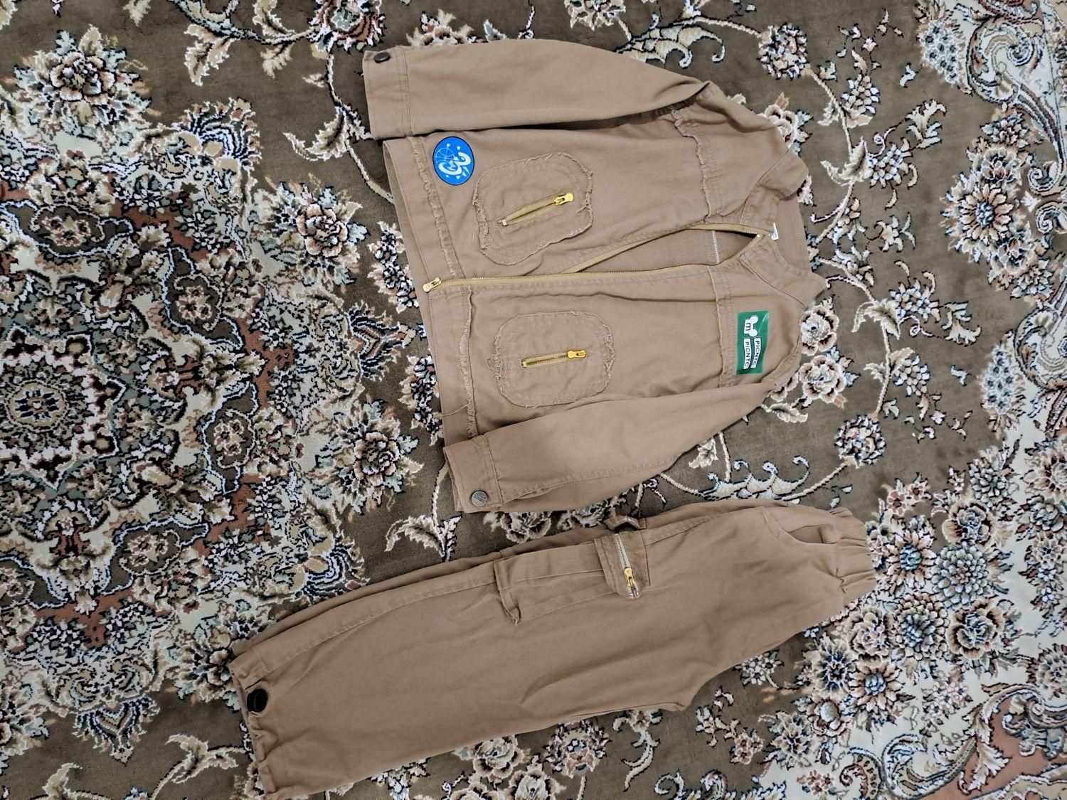 کت و شلوار کتان دخترانه|لباس|مشکیندشت, |دیوار