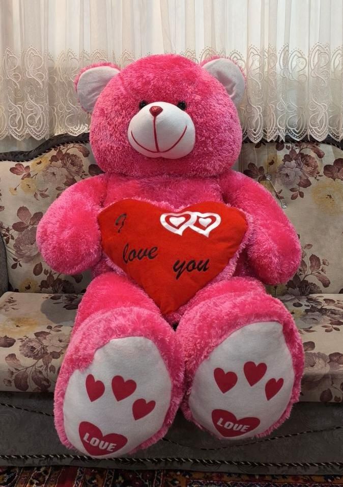 عروسک سایز بزرگ صورتی رنگ|اسباببازی|مراغه, |دیوار