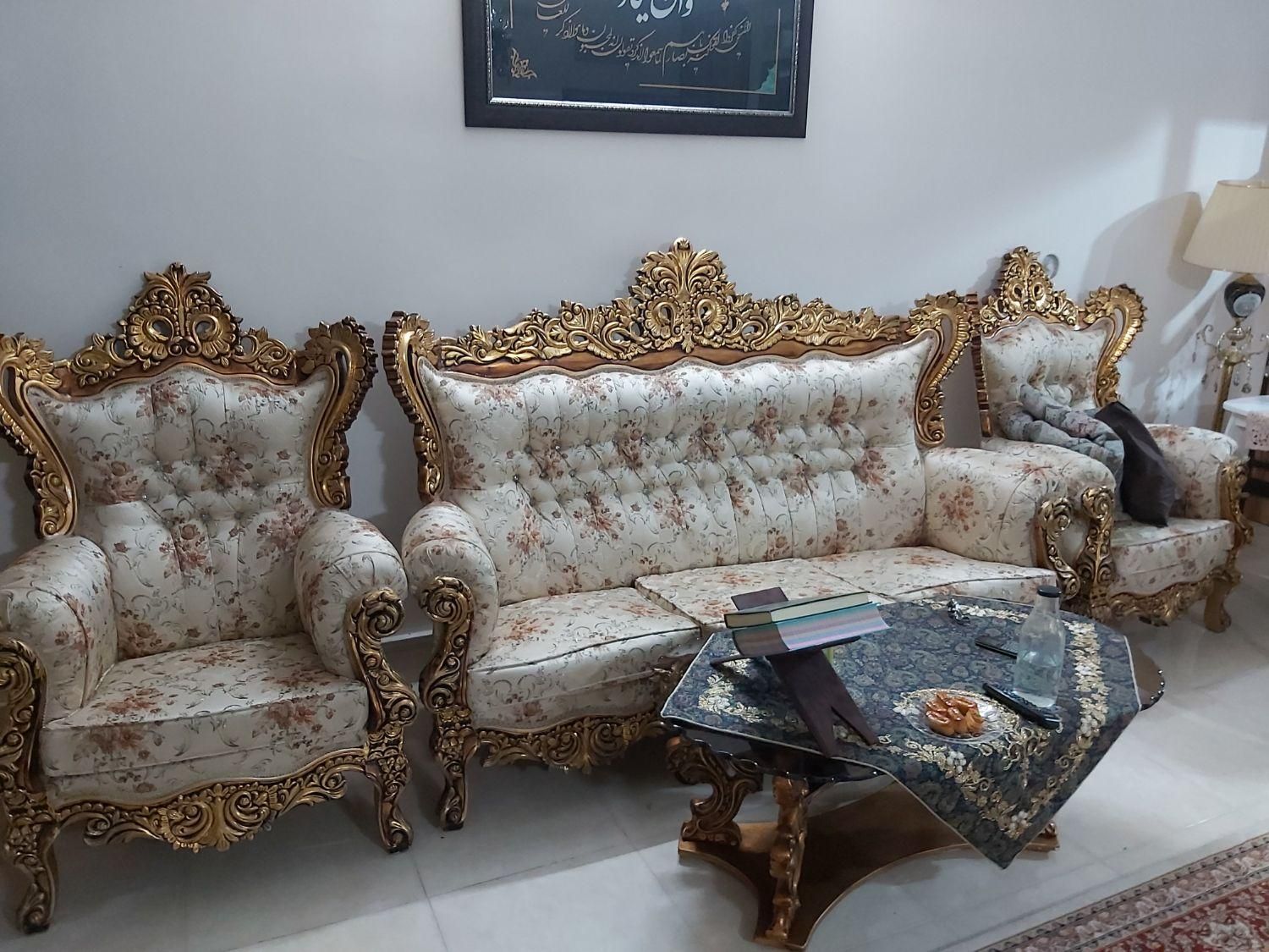 مبل استیل ۹ نفره|مبلمان خانگی و میز عسلی|مشهد, امیریه|دیوار