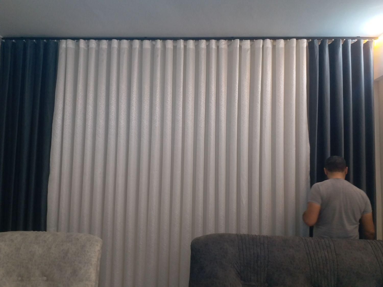 پرده (دوخت سریع و  بدون هزینه نصب )|پرده، رانر، رومیزی|بندرعباس, |دیوار