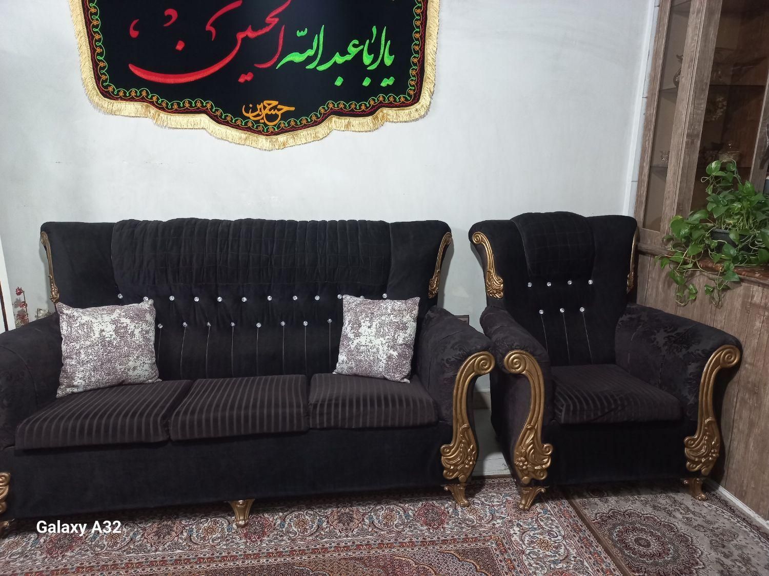 مبلمان هفت نفره کارکرده|مبلمان خانگی و میز عسلی|تهران, خانی‌آباد|دیوار