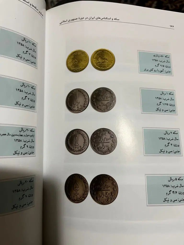کتاب سکه و‌اسکناس های جمهوری|کلکسیون سکه، تمبر، اسکناس|تهران, هروی|دیوار