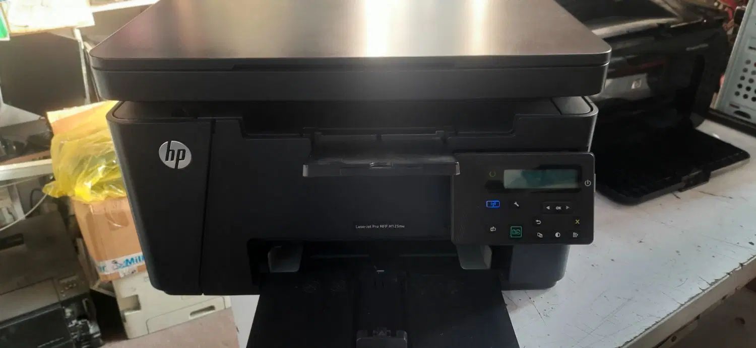 پرینتر لیزری hp125 nw با کارتریج فابریک بسیار نمیز|پرینتر، اسکنر، کپی، فکس|لنگرود, |دیوار