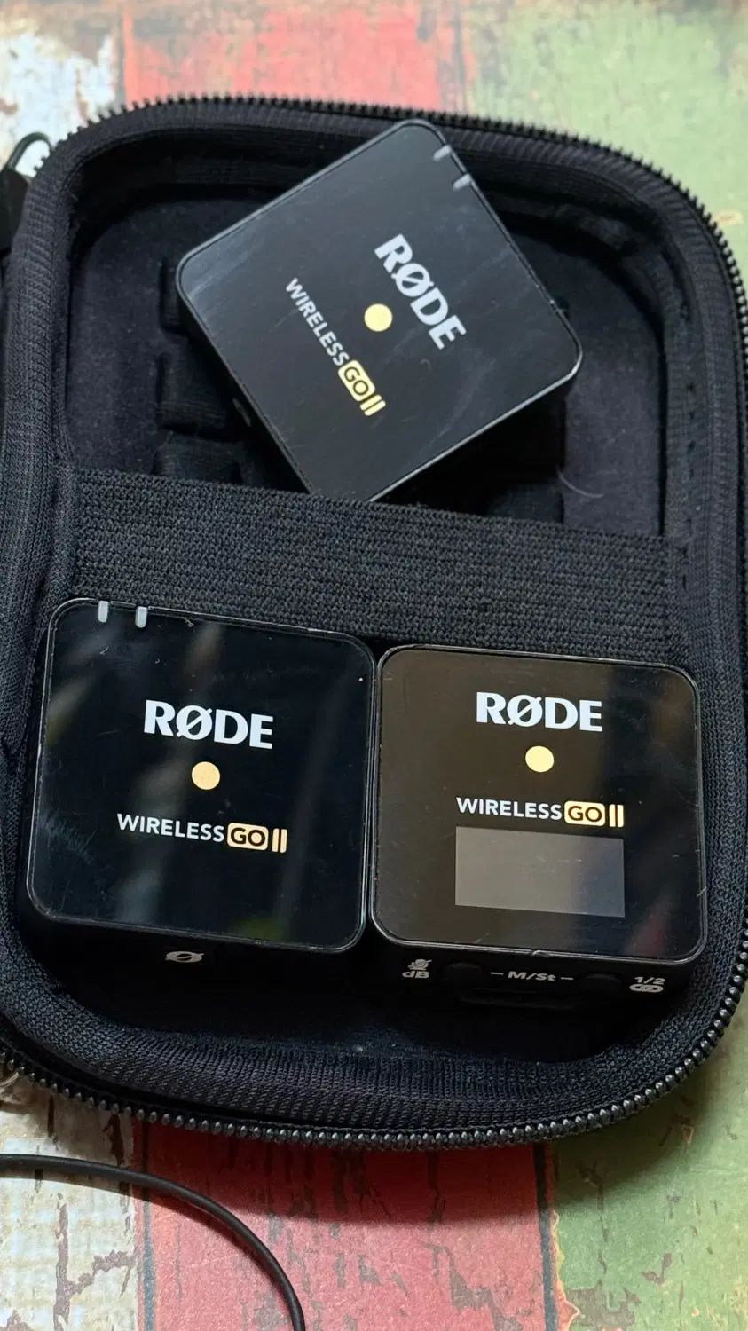 ست میکروفن بی‌سیم رود Rode Wireless GO II|لوازم جانبی موبایل و تبلت|رشت, شهرک شهید مفتح|دیوار