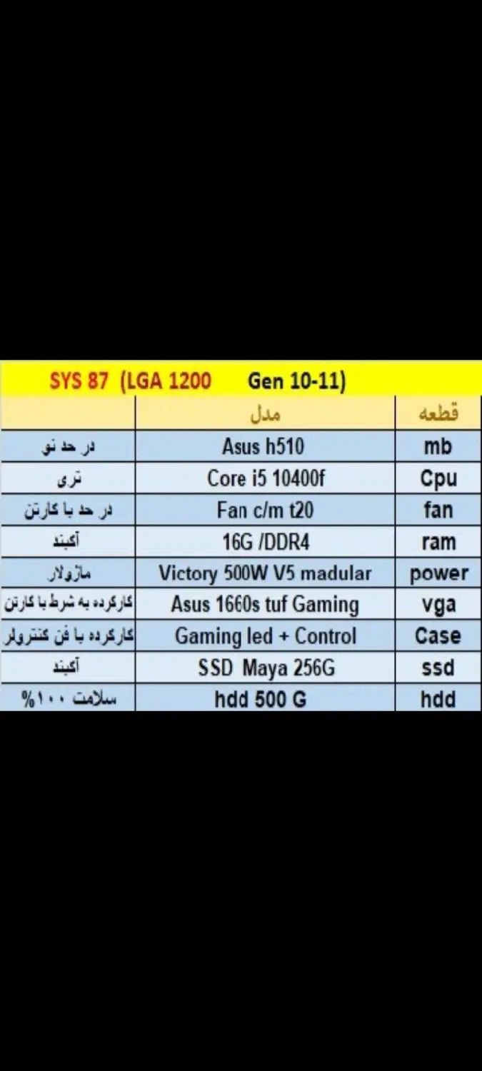 سیستم و کامپیوتر گیمینگ|رایانه رومیزی|کرج, باغستان|دیوار