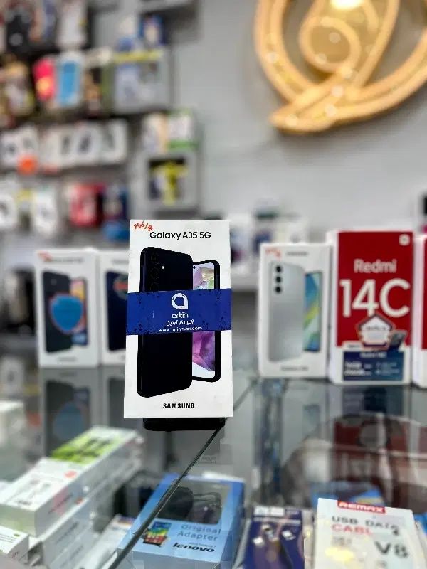 Samsung A35 آکبند. رم ۸ + حافظه ۲۵۶. رنگ مشکی|موبایل|تبریز, |دیوار
