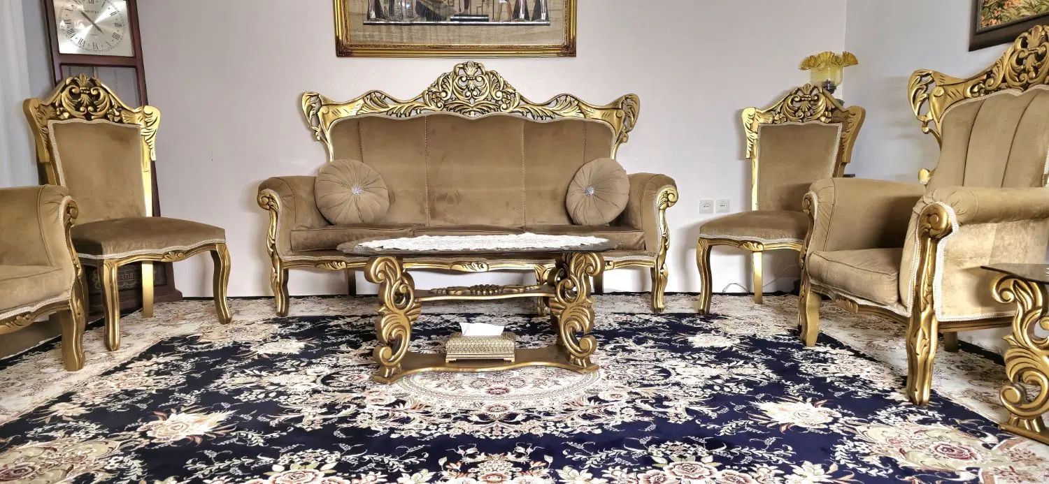 مبلمان استیل بسیار نو و شیک|مبلمان خانگی و میز عسلی|مشهد, فارغ التحصیلان|دیوار