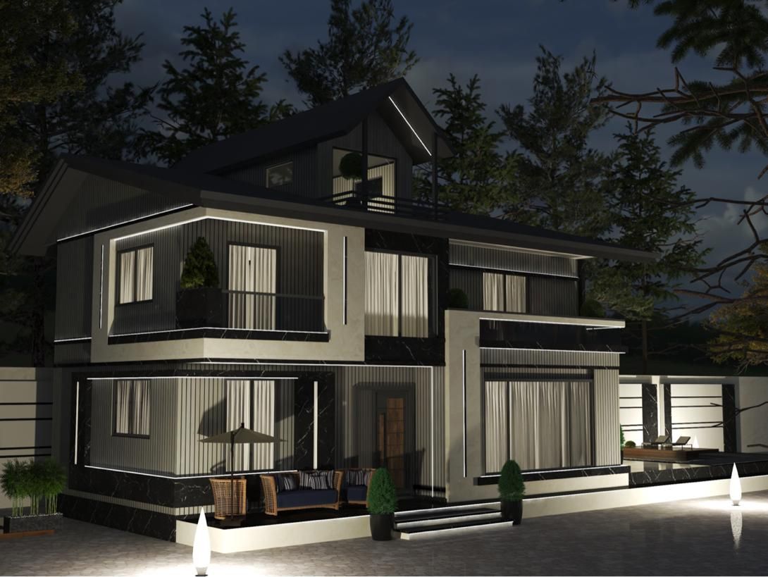 طراحی نمای ساختمان در آتلیه تخصصی معماری|خدمات پیشه و مهارت|قزوین, |دیوار