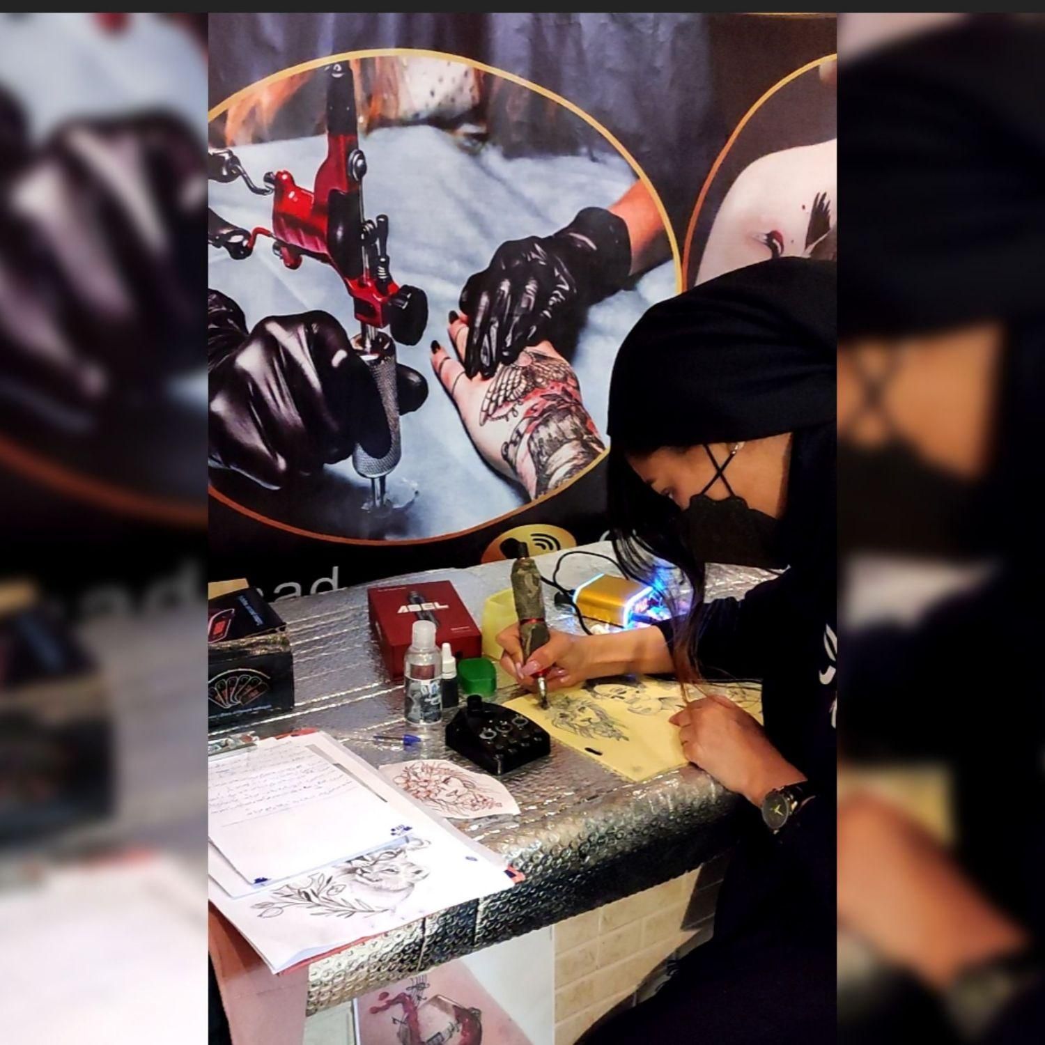 اموزش حرفه ای تاتوبدن وصورت تضمینی|خدمات آموزشی|مشهد, شهید فرامرز عباسی|دیوار