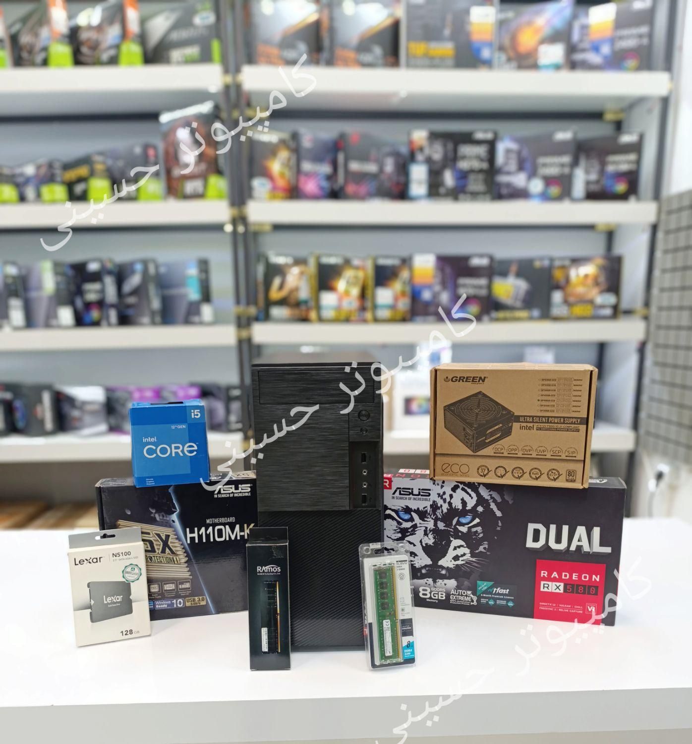 کیس و کامپیوتر گیمینگ نسل۶ رم 16gb DDR4 گرافیک 8gb|رایانه رومیزی|مشهد, حجت|دیوار