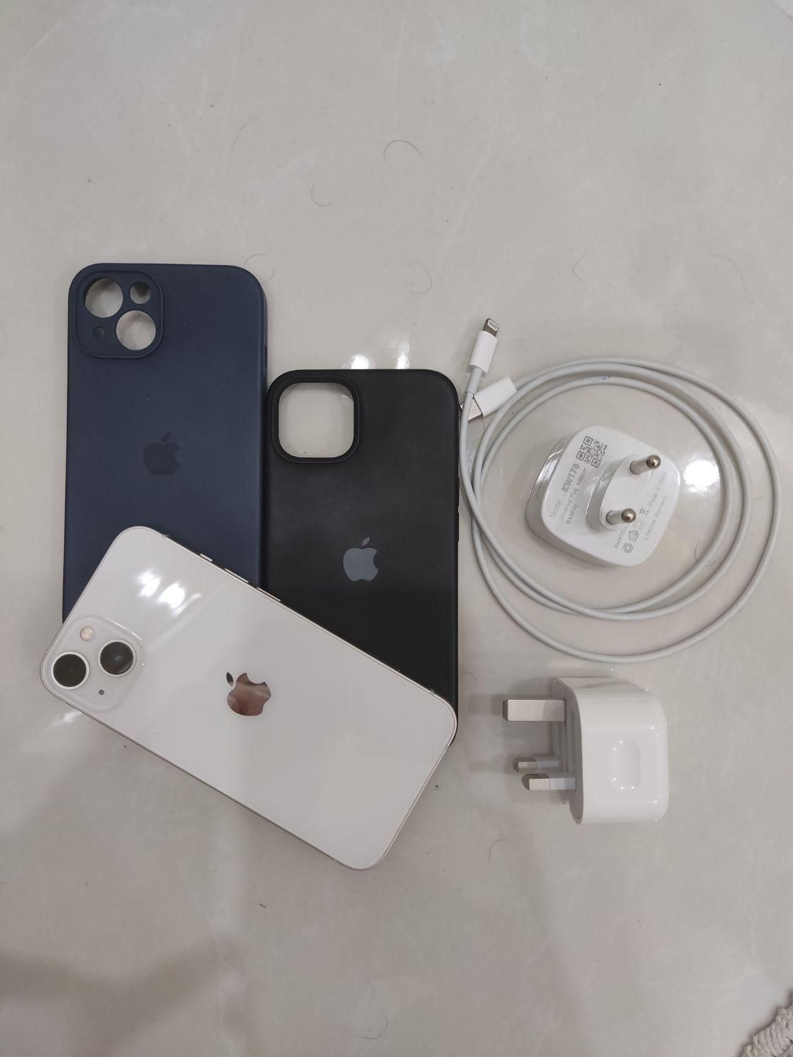 اپل سفید iPhone 13 با حافظهٔ ۱۲۸ گیگابایت|موبایل|رشت, گلسار|دیوار