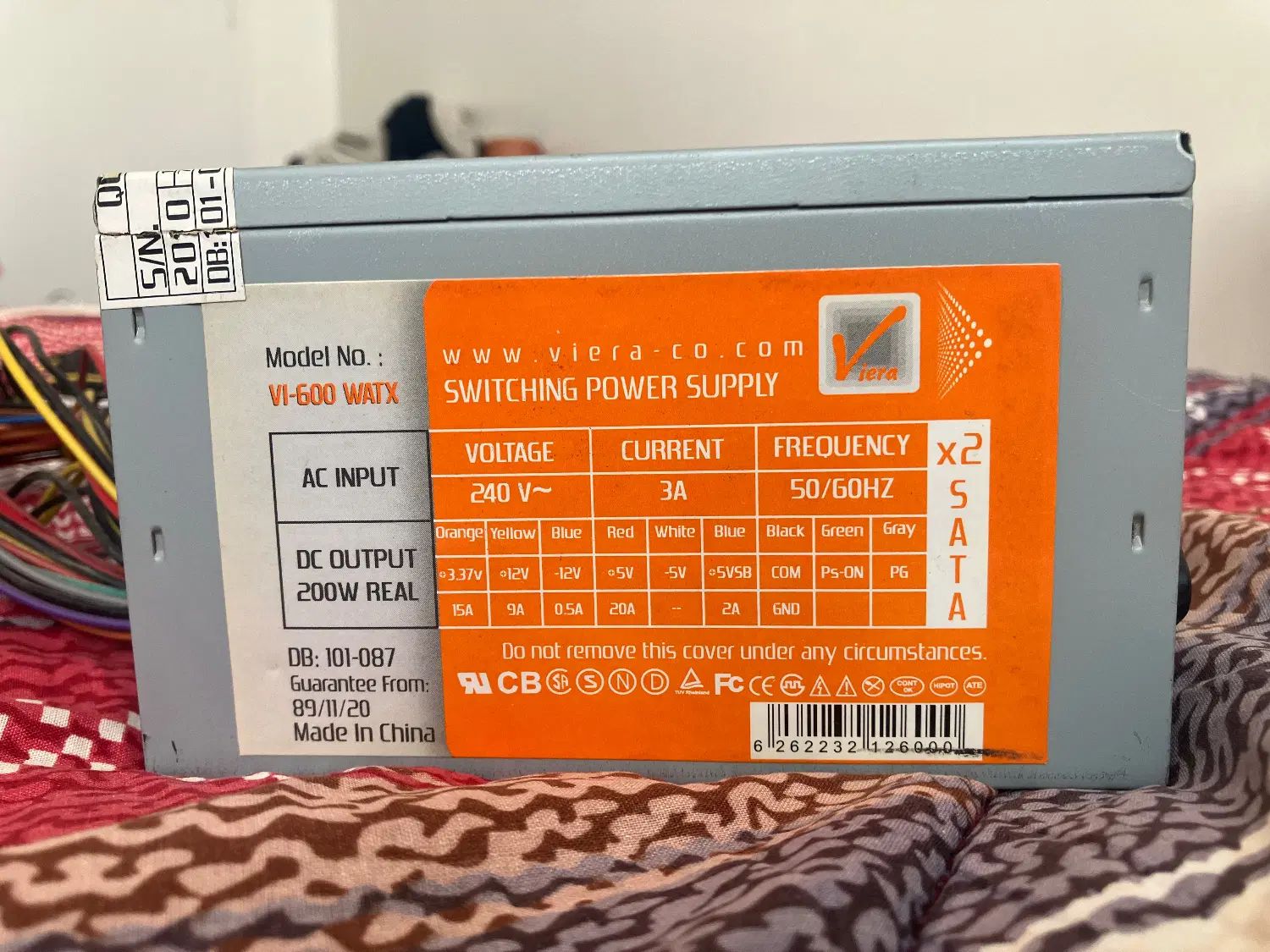 منبع تغذیه ( پاور ) vl 600 watx|قطعات و لوازم جانبی رایانه|کرج, اسدآباد|دیوار